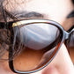 "BOTTEGA VENETA" Butterfly frame tortoiseshell sunglasses
