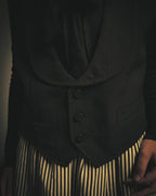 –SPECIAL– "tricot COMME des GARÇONS" 80's Tailored shawl-collar gilet
