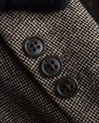 "BROOKS BROTHERS" Melange tweed three-piece suit