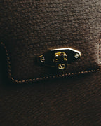 "Valentino Garavani" 80's-90's Classic box leather top-handle handbag