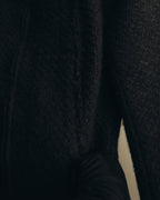 "CHANEL" 04AW Textured wool angora tweed zip jacket