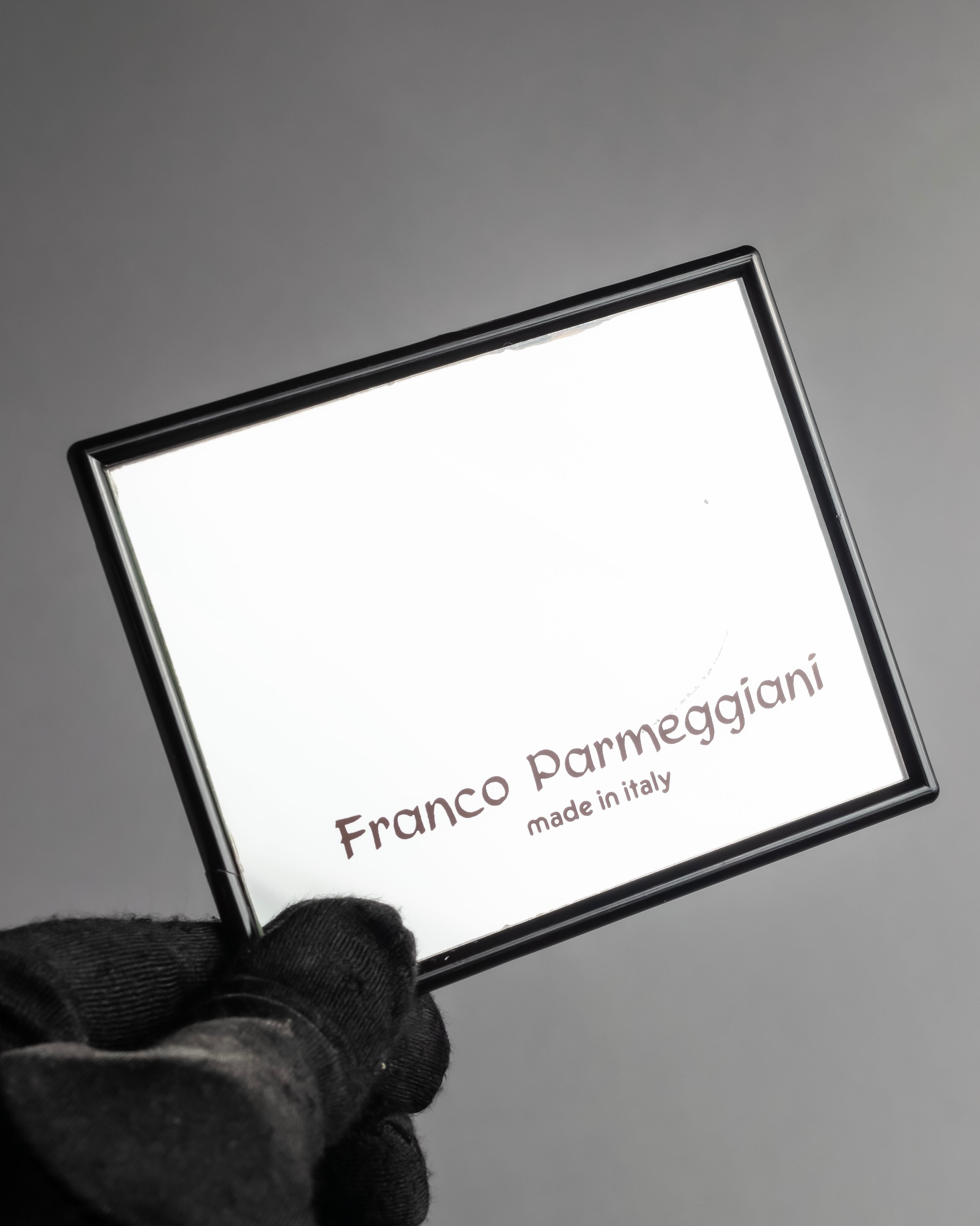 "Franco Parmiggiani" Turn lock design crocodile texture hand bag