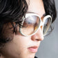 "DIOR" Butterfly frame ivory color sunglasses