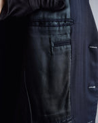 "HERMES" Pinstripe relaxed tailored jacket