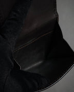 "LOEWE" 90’s-00’s suede anagram compact wallet