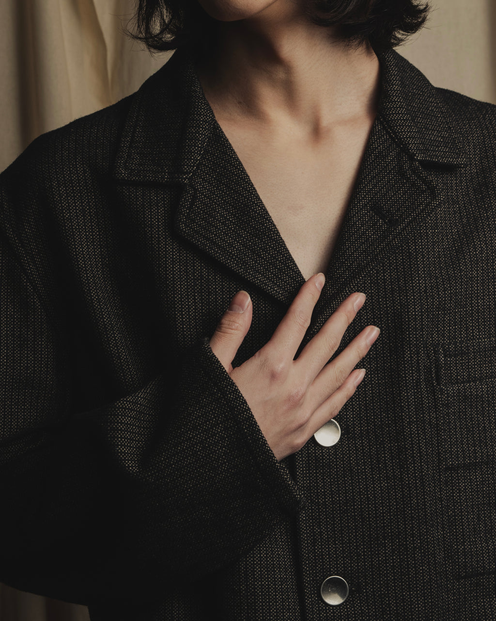 Chaqueta de ropa de trabajo con textura 03AW de Comme des Garçons SHIRT