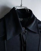 "GUCCI" Drawstring design pintuck long shirt