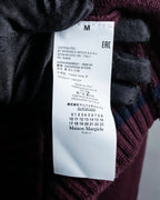 "MAISON MARGIELA"
20AW burgundy color V-neck knit