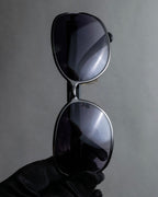 "LOEWE" Anagram logo engraved oval sunglasses