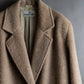 "FIODELLA RUBINO" Brushed beige double breasted chester coat