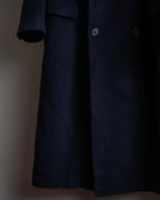 "Polo University Club by Ralph Lauren" Peaked dorapelle double-breasted wool chester coat