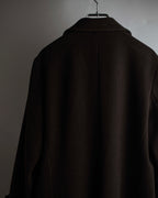 "VAL by VALENTINO" Military detailing hidden placket melton coat