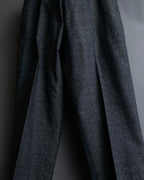 "Maison Martin Margiela" Geometric pattern high waist slim slacks