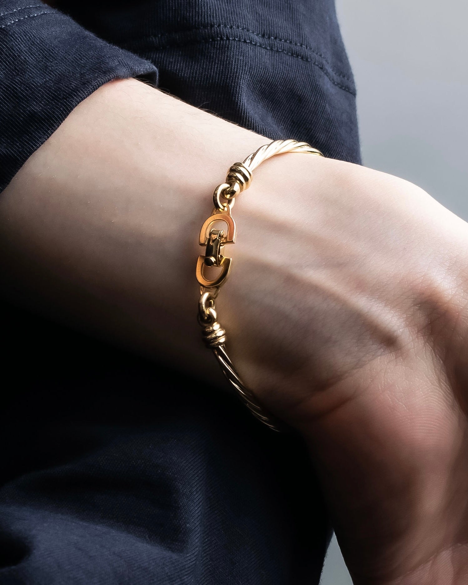 "DIOR" Twisted antique design bracelet
