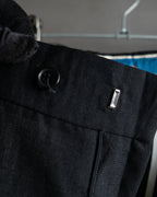 "Vintage high-waisted wide tapered slacks"