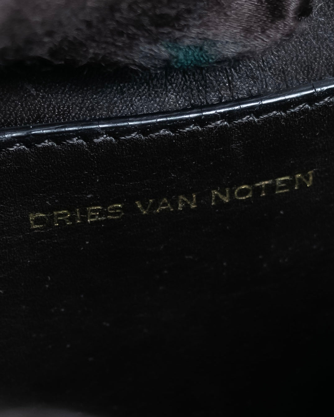 "DRIES VAN NOTTEN" Crocodile leather shoulder bag