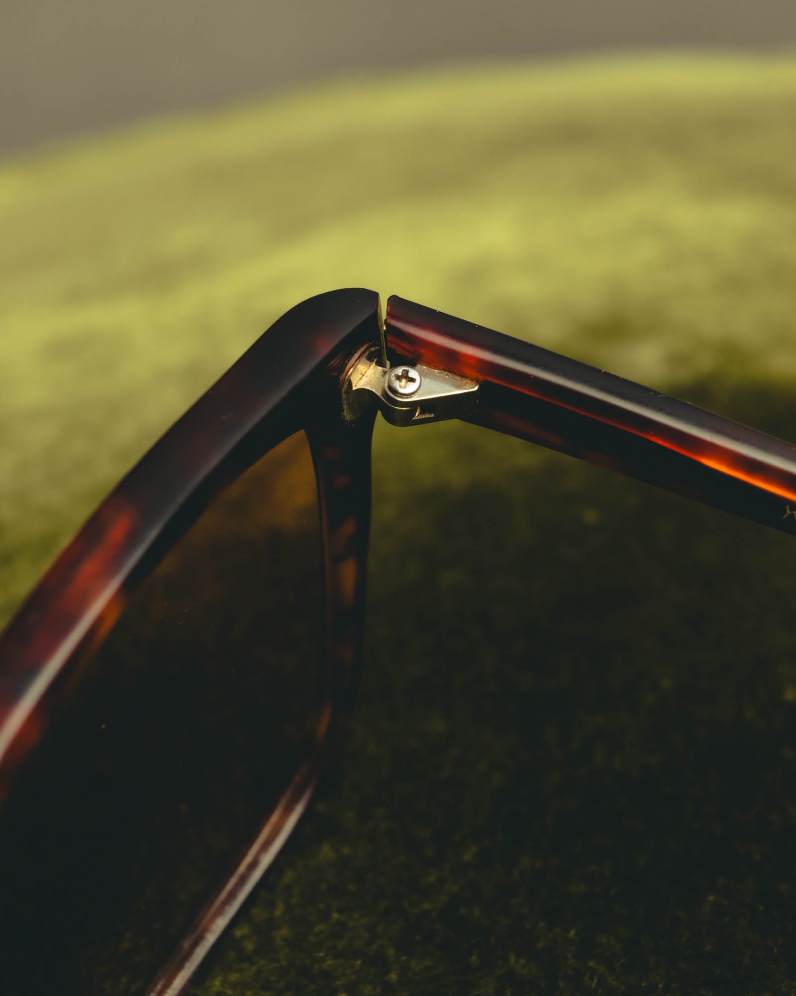 "Yves Saint Laurent" 80's Oversized tortoiseshell square sunglasses