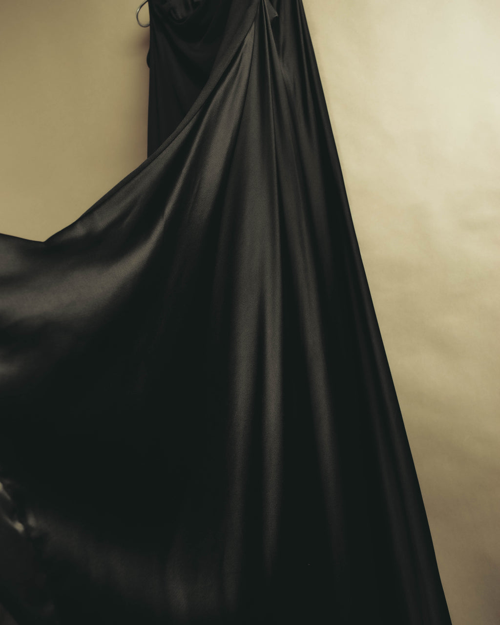 -SPECIAL- "FERRAGAMO" 2020's Sculpturally draped asymmetric maxi dress