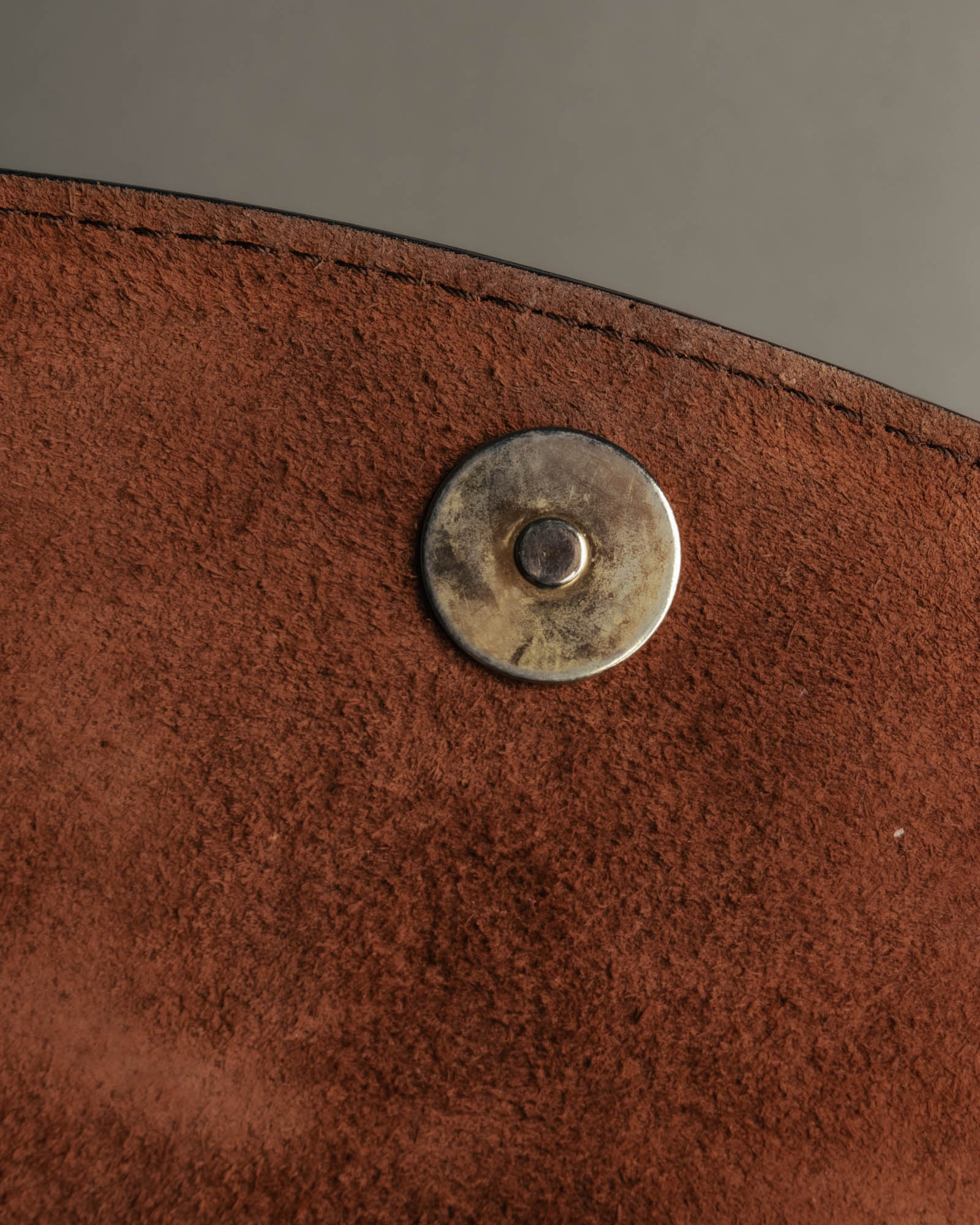 “Catsbro” 00’s-10’s Patinated equestrian leather handbag