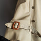 "BURBERRYS" Traditional belt design long length trench coat