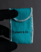 "Tiffany&Co" Double loving heart design silver ring