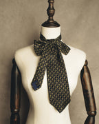 "GUCCI" 80's Nautical patterned silk necktie