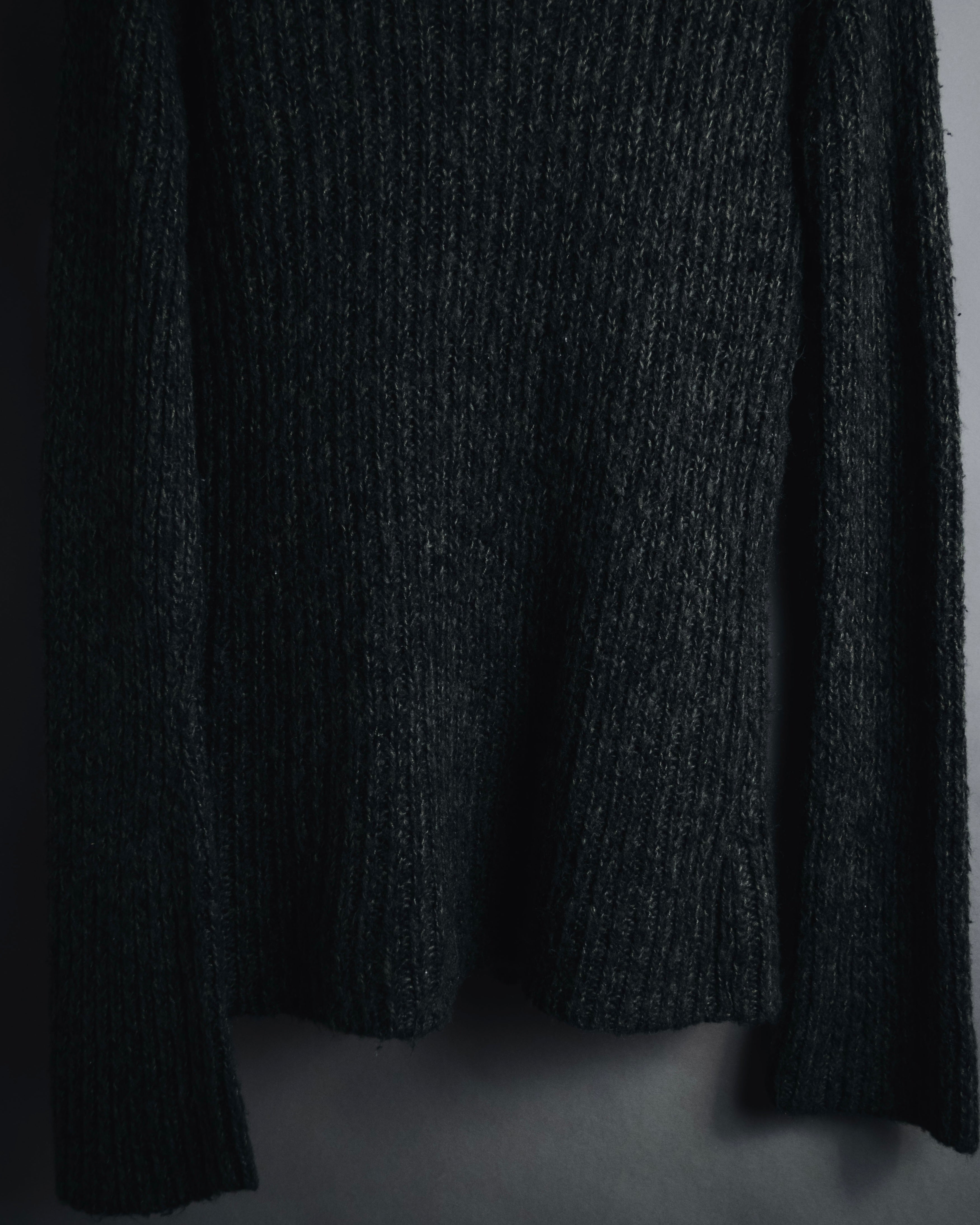 "THE ORIGINAL ARIZONA JEAN COMPANY" 00’s Deep v ribbed belted pocket knit