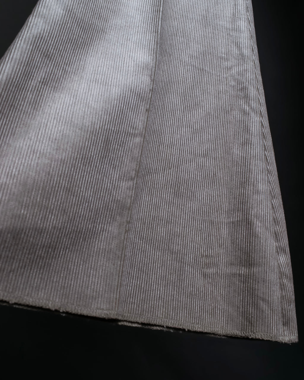 "GUCCI" silk blend corduroy flare pants