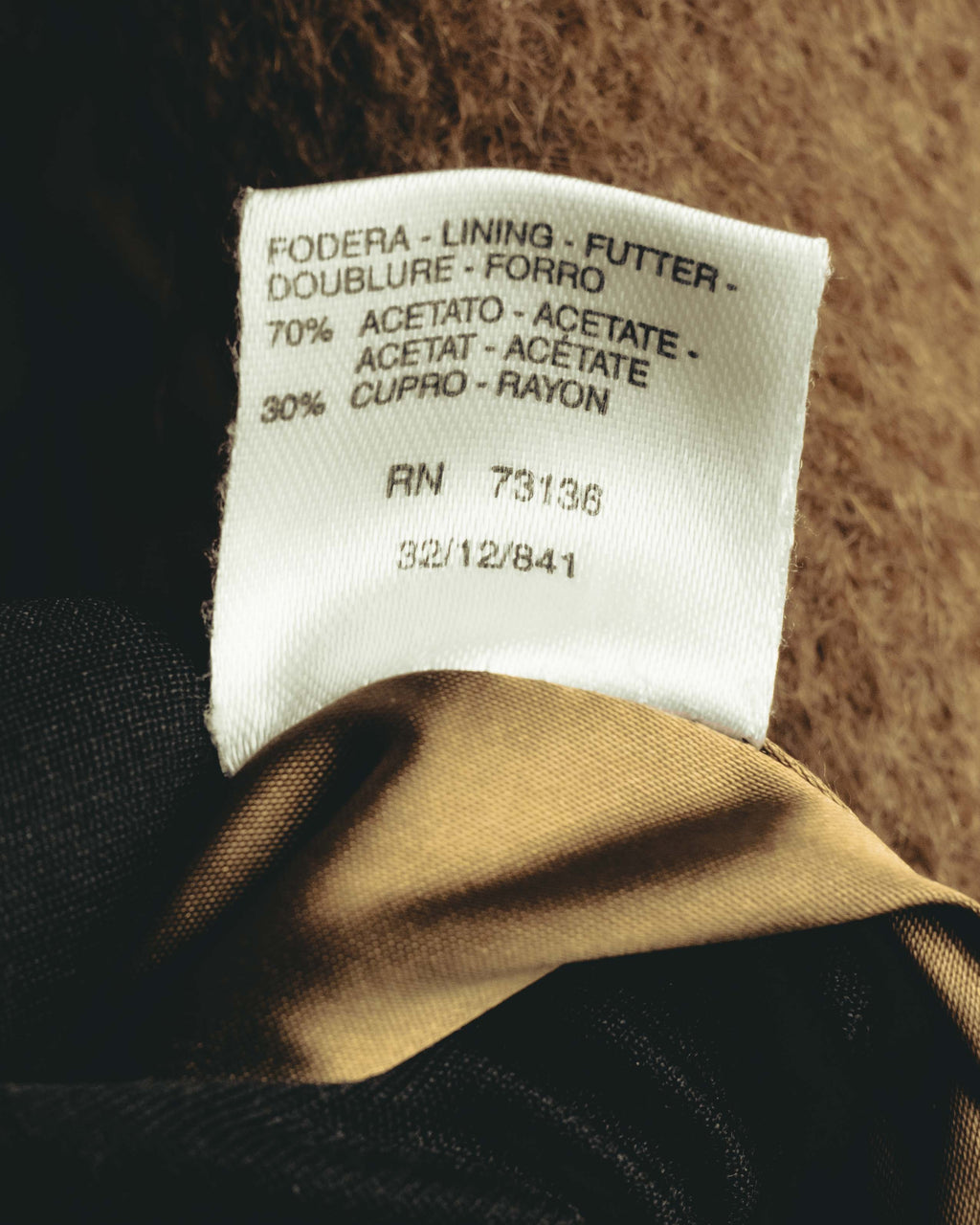 -SPECIAL- “Max Mara” 90’s-00’s Angora blend belted wrap coat