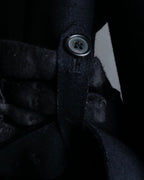 "MIU MIU" Crest brooch design belted trench coat