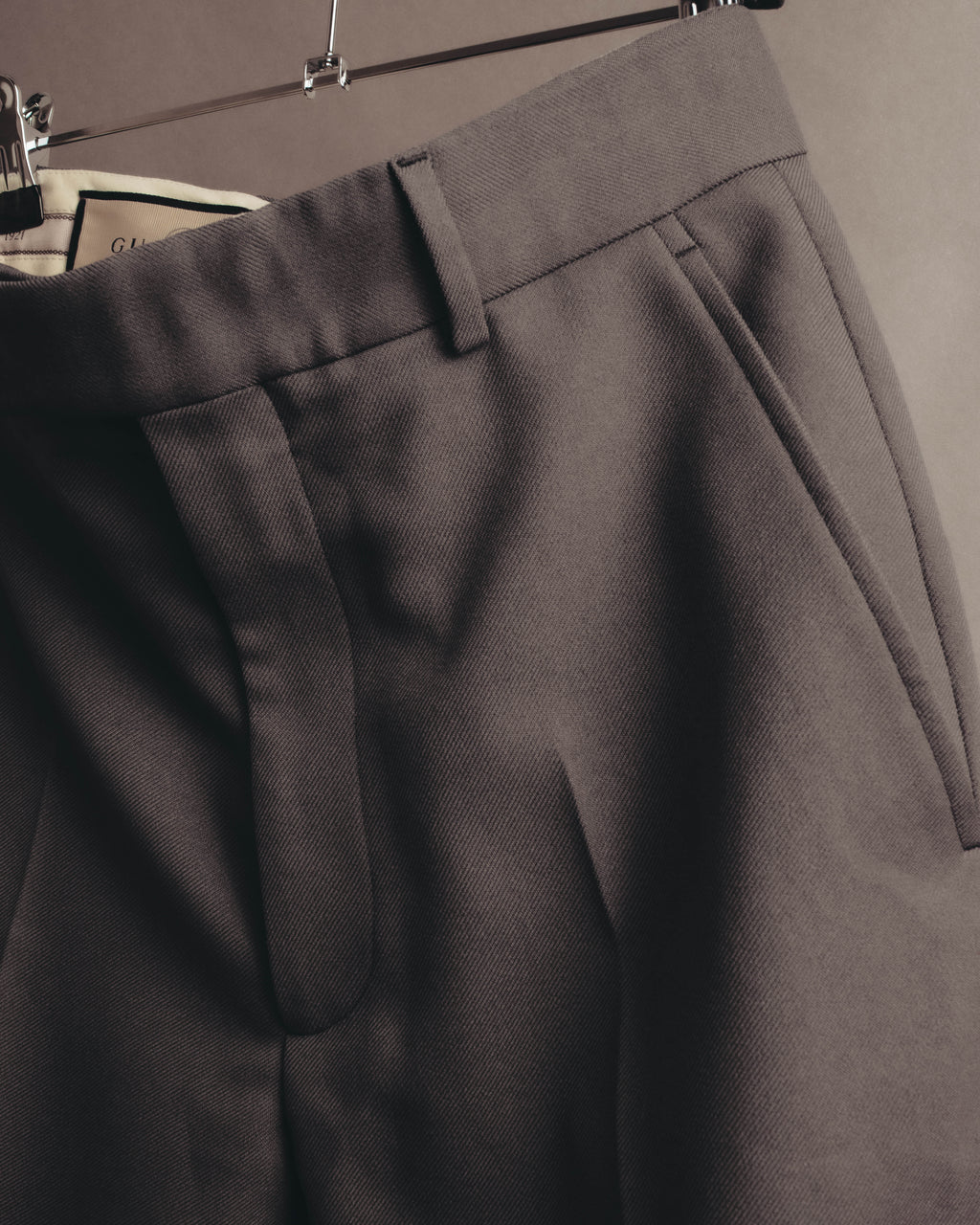 "GUCCI" 2020's Archive inspired pleated tailored trousers