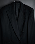 "GIORGIO ARMANI" 90’s draped double breasted suit set-up