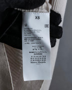 "MAISON MARGIELA" 18AW Ribbed shaped V-neck knit