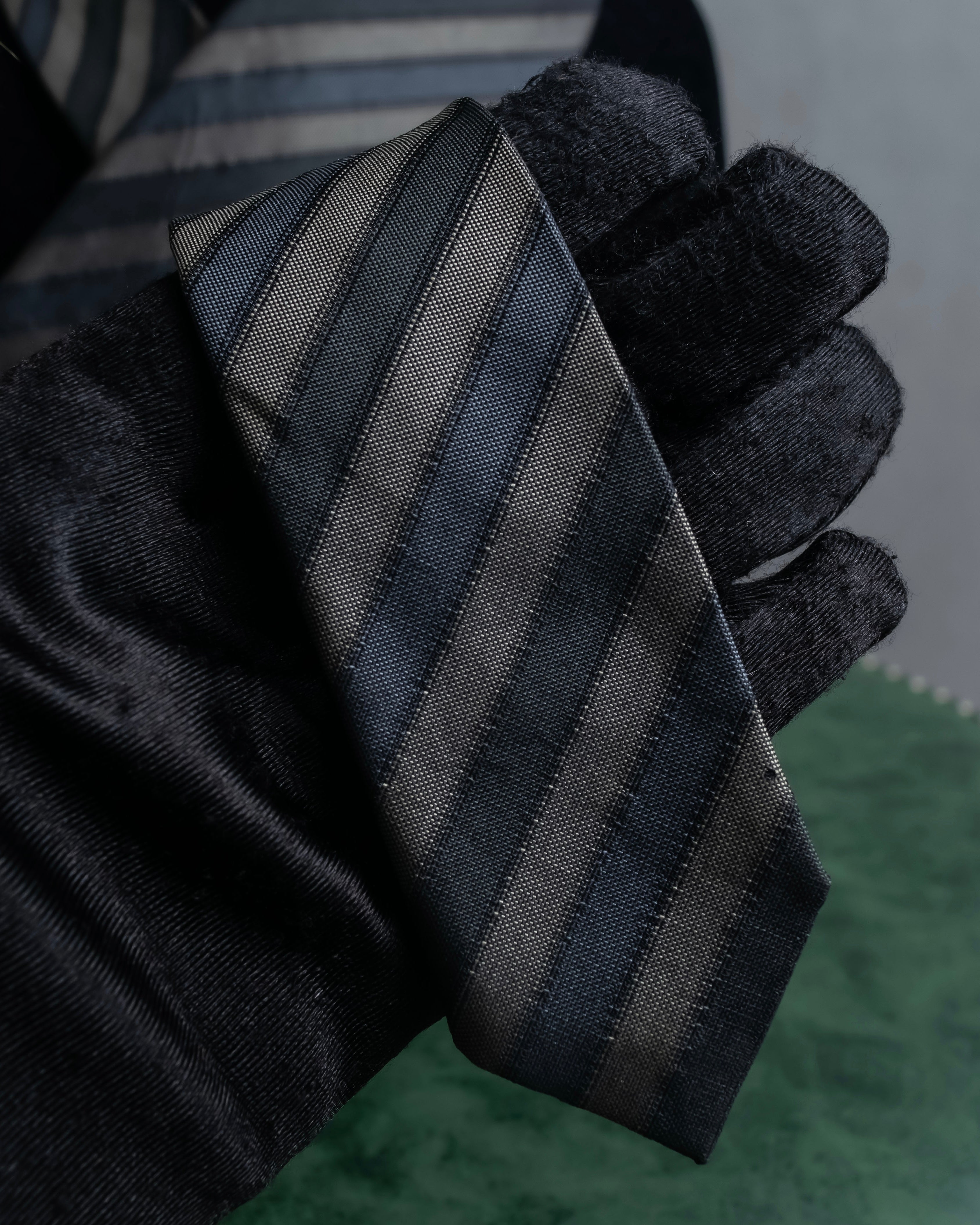 "COMME des GARCONS HOMME" Shadow stripe pattern necktie