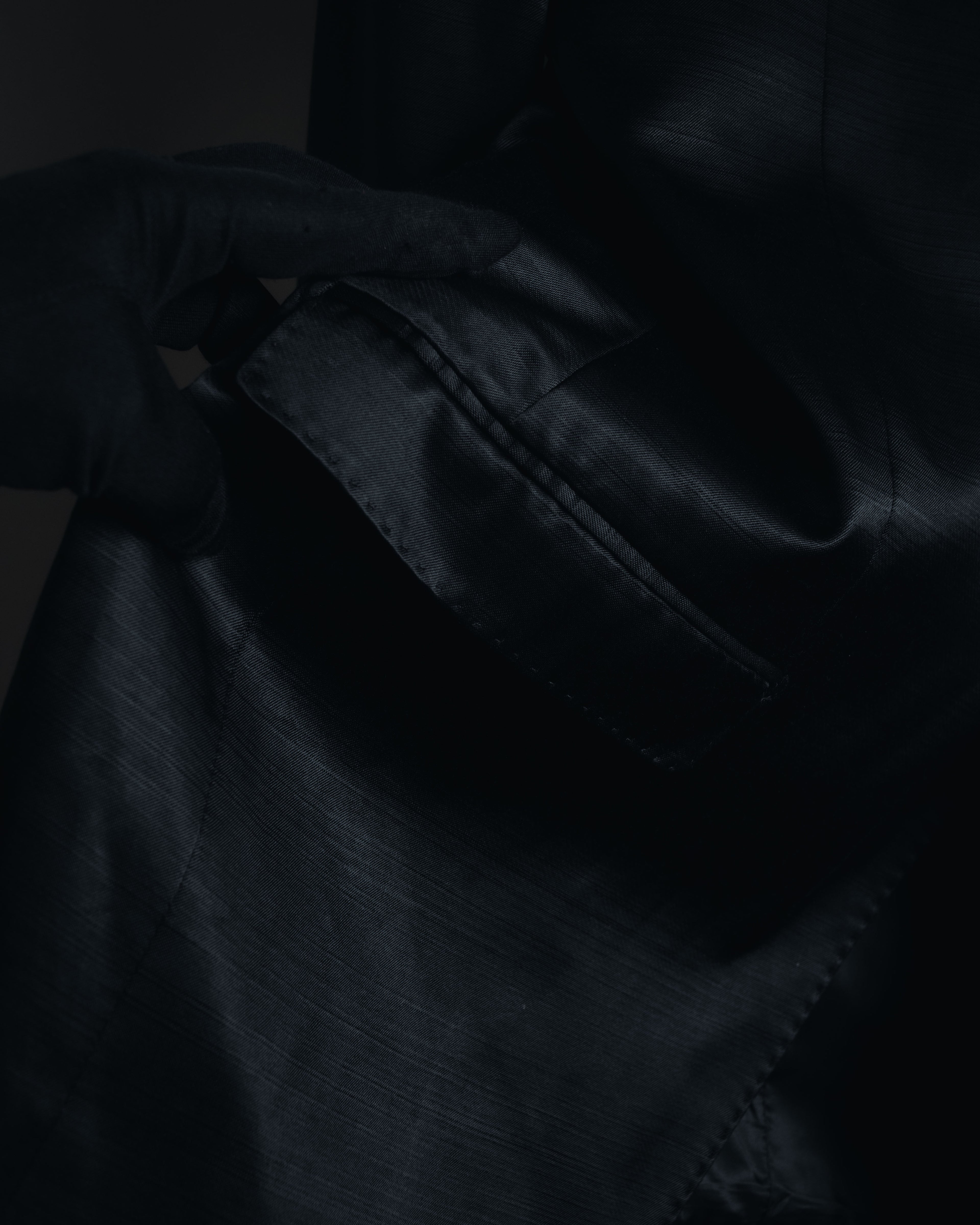 Blazer entallado brillante de los años 00 de DOLCE & GABBANA