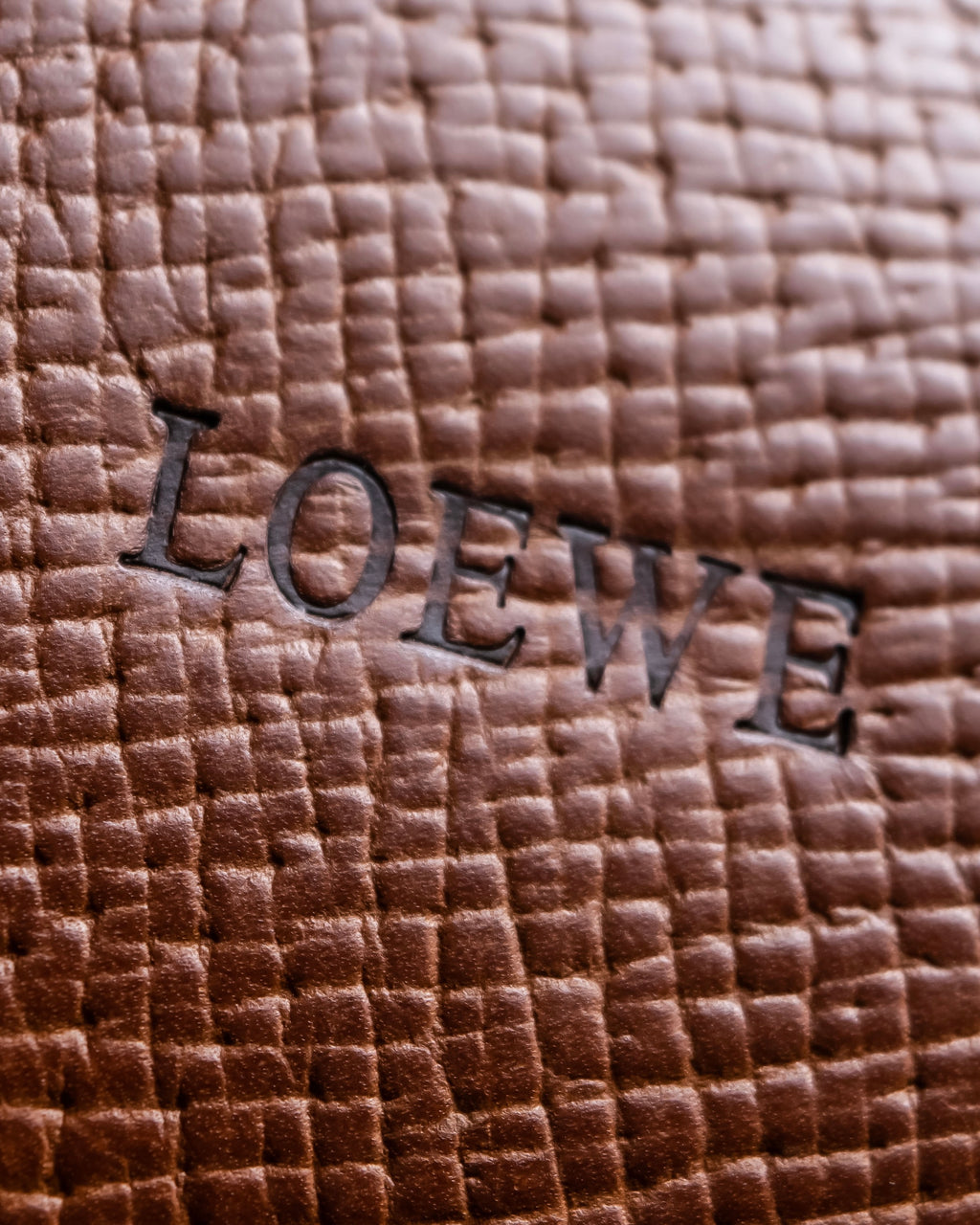 "LOEWE" Vintage texture tote bag