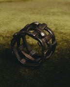 "Jean Paul Gaultier" 90's-00's Sculptural lattice silver ring