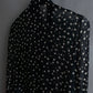 "Saint Laurent Paris 2020"
Ribbon detail polka dot pattern sheer shirt