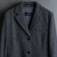 "Weekend Max Mara" Notch lapel tailored jacket & semi flared slacks herringbone set up