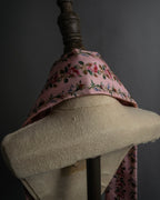 -SPECIAL- "GUCCI" Michele design floral print silk twilly scarf