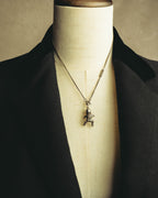 "Saint Laurent" 10's-20's Sculptural doll pendant necklace