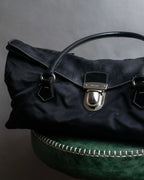 "PRADA" Nylon leather combination one shoulder bag