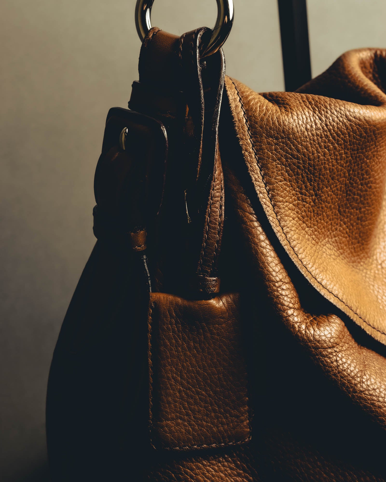 "JIL SANDER" Soft grained leather shoulder bag