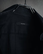 "GUCCI" 2008-2010 Herringbone wide collar dress shirt