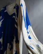 "Alexander McQueen" Painted oversized V-neck knit