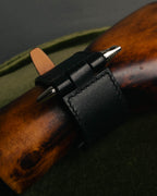 “LOEWE” 2010’s-2020’s industrial leather cuff bracelet