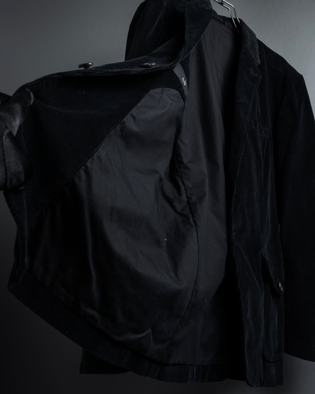 "dunhill" Classically tailored corduroy jacket