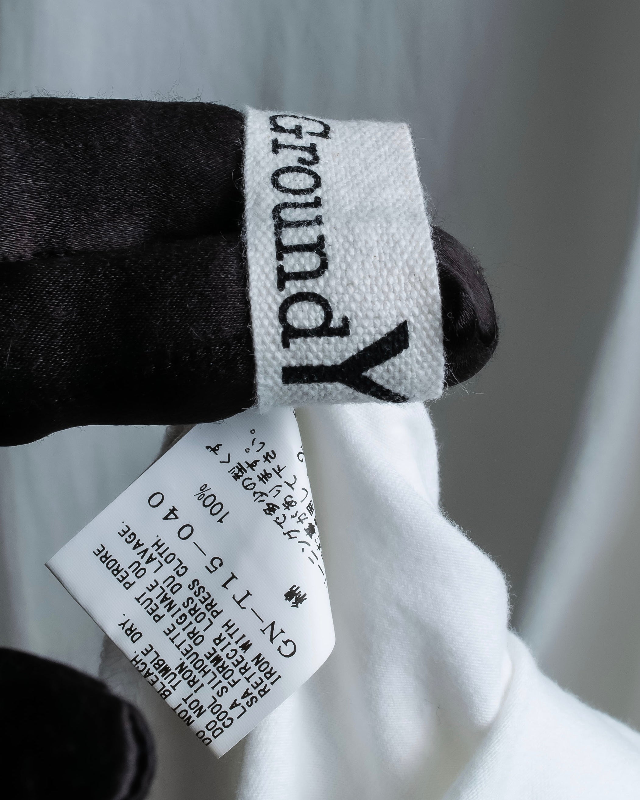 “Ground Y” Detachable designed long pullover