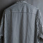 "GIVENCHY" Asymmetrical stripe pattern different thicknesses shirt