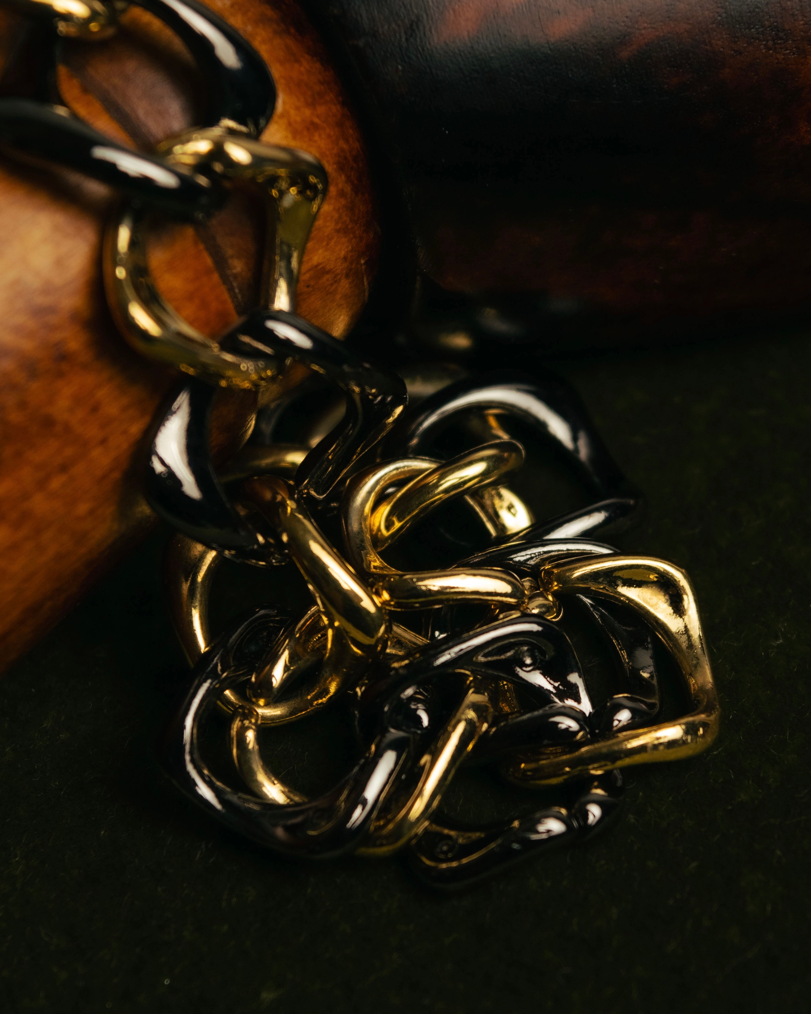 “Yves Saint Laurent” 80’s-90’s Two tone chain bracelet